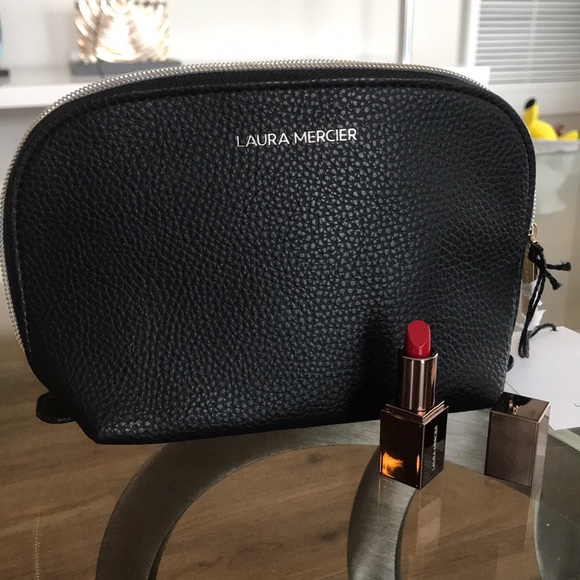 Sephora Handbags - 💕HP💕Laura Mercier cosmetic bag with lipstick